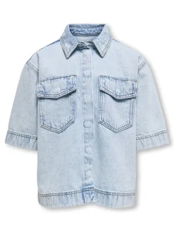 New KOGSOPHIE Denim-skjorte Børn Tøj·Toppe|Tøj·Skjorter