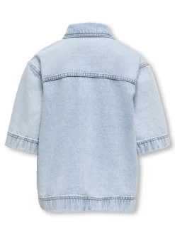 New KOGSOPHIE Denim-skjorte Børn Tøj·Toppe|Tøj·Skjorter
