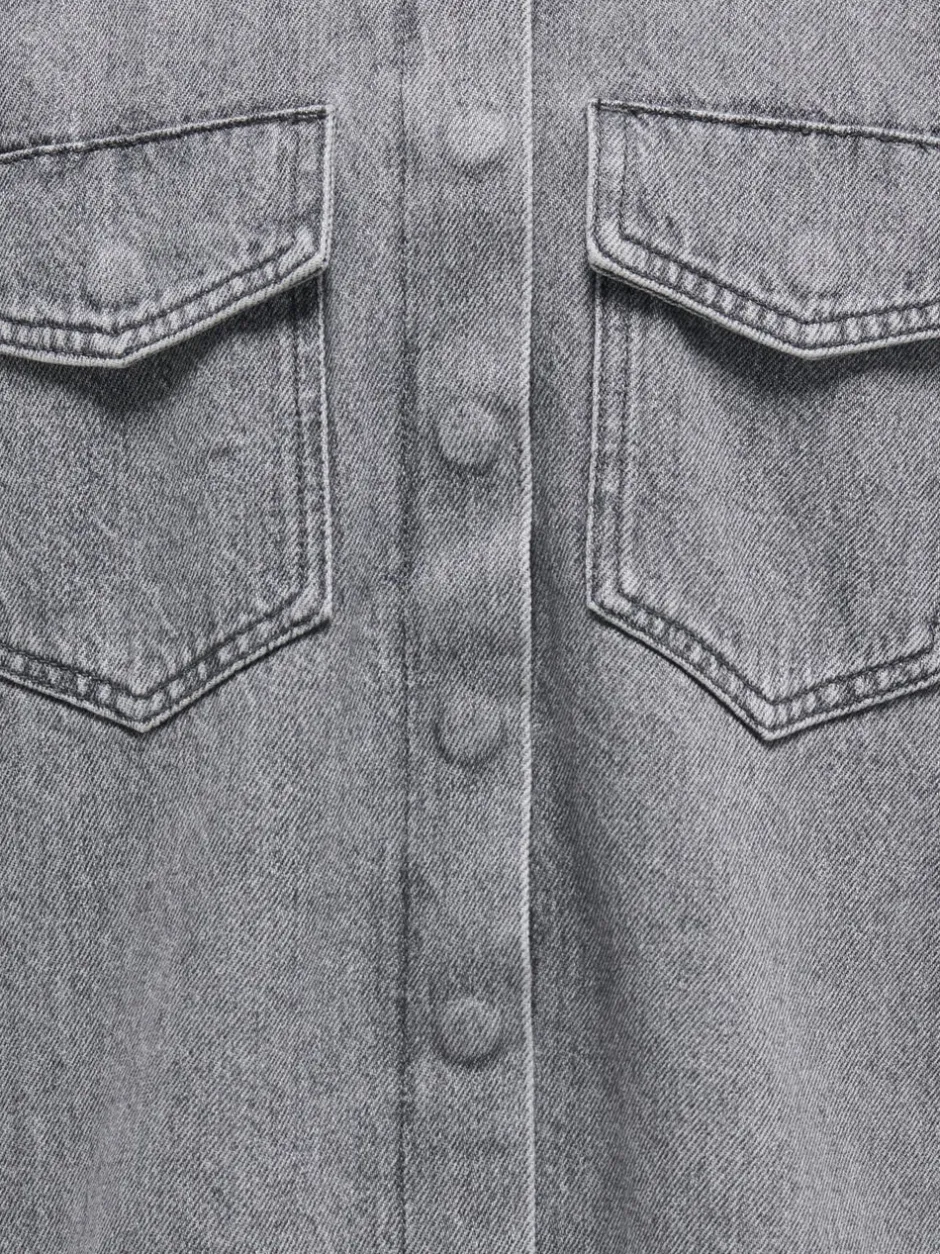Clearance KOGSOPHIE Denim-skjorte Børn Tøj·Toppe|Tøj·Skjorter