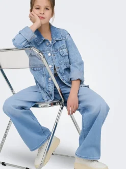 Sale KOGSYLVIE Wide leg fit Jeans Børn Tøj·Jeans