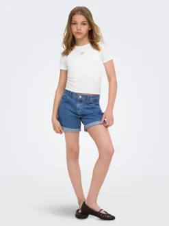 Clearance KOGVEGA Regular fit Denim-shorts Børn Tøj·Shorts