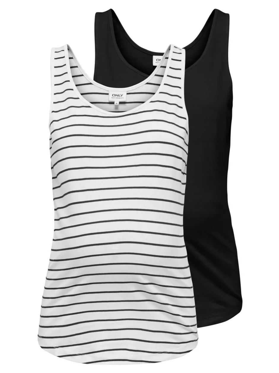 New OLMBLOOM 2-pack Tanktop Dame Toppe