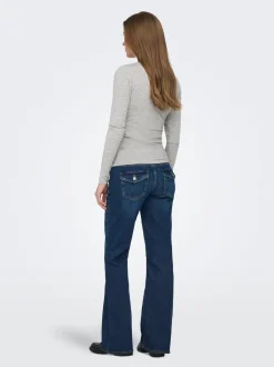 Online OLMBLUSH Flared fit Jeans Dame Jeans