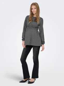 Sale OLMBLUSH Mellemhøj talje Flared fit Jeans Dame Jeans