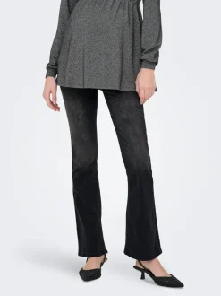 Sale OLMBLUSH Mellemhøj talje Flared fit Jeans Dame Jeans