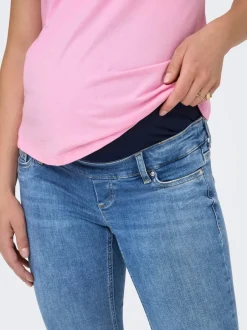 Sale OLMBLUSH Mellemhøj talje Flared fit Jeans Dame Jeans