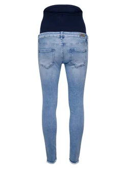 Hot OLMBLUSH Mellemhøj talje Skinny fit Ankellængde Jeans Dame Jeans