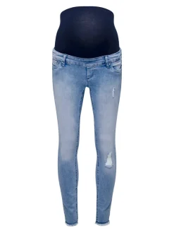 Hot OLMBLUSH Mellemhøj talje Skinny fit Ankellængde Jeans Dame Jeans