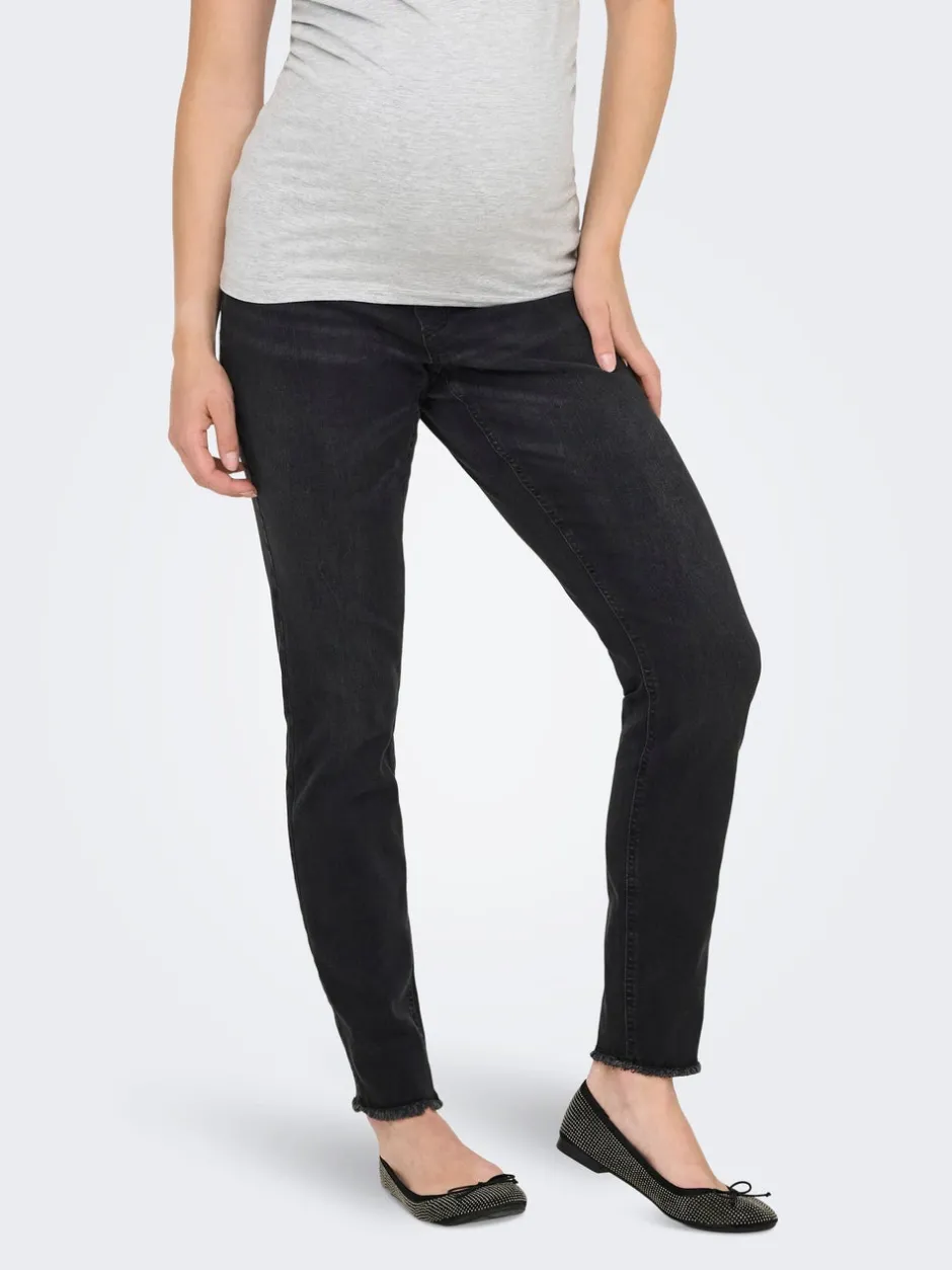 Clearance OLMBLUSH Mellemhøj talje Skinny fit Ankellængde Jeans Dame Jeans
