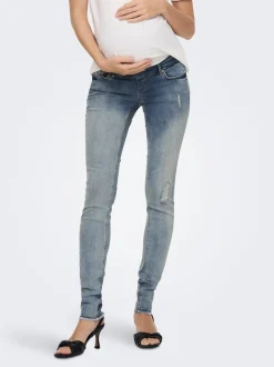 Outlet OLMBLUSH Mellemhøj talje Skinny fit Ankellængde Jeans Dame Jeans