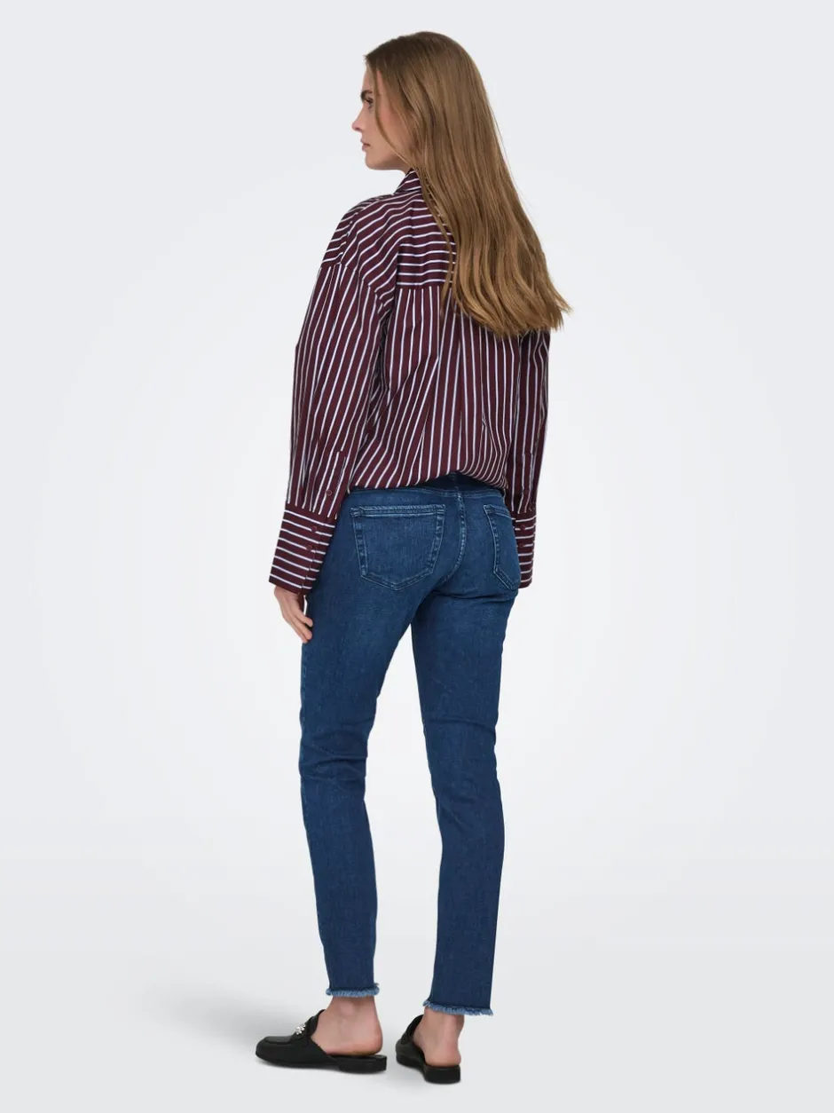 Discount OLMBLUSH Skinny fit Ankellængde Jeans Dame Jeans
