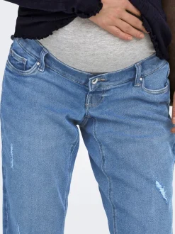 Hot OLMCATWALK Høj talje Mom fit Ankellængde Jeans Dame Jeans