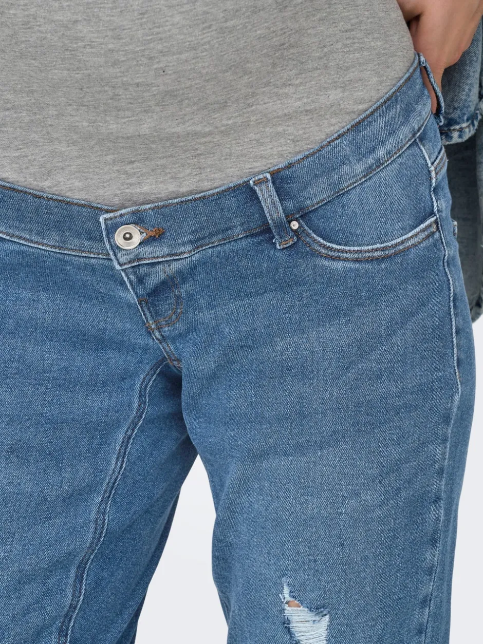 Discount OLMCATWALK Høj talje Mom fit Ankellængde Jeans Dame Jeans