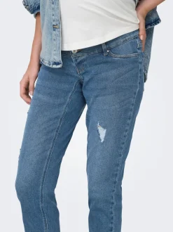 Discount OLMCATWALK Høj talje Mom fit Ankellængde Jeans Dame Jeans