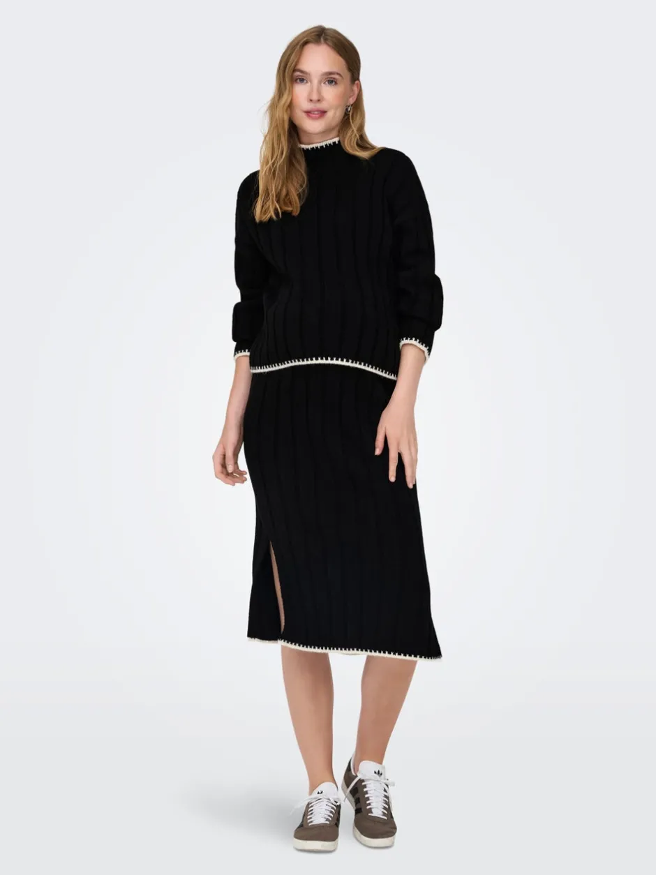 Best OLMCHICK Nederdel Midinederdel Dame Strik & Cardigans|Shorts & Nederdele