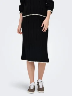 Best OLMCHICK Nederdel Midinederdel Dame Strik & Cardigans|Shorts & Nederdele