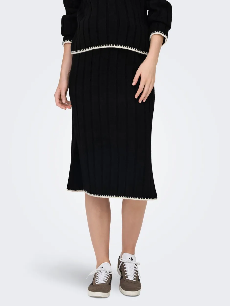 Best OLMCHICK Nederdel Midinederdel Dame Strik & Cardigans|Shorts & Nederdele