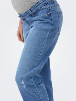 Sale OLMEMILY Straight fit Ankellængde Jeans Dame Jeans