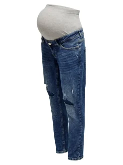 Sale OLMENEDA Høj talje Straight fit Ankellængde Jeans Dame Jeans