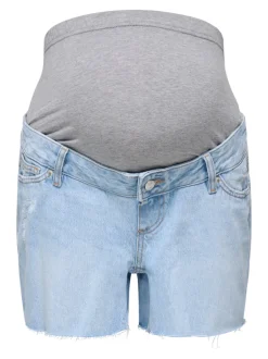 Clearance OLMGABI Mellemhøj talje Regular fit Denim-shorts Dame Shorts|Denimshorts