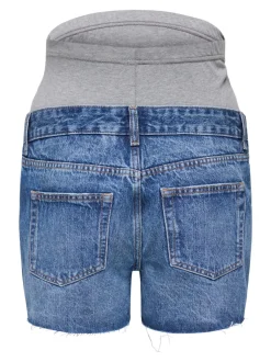 OLMGABI Mellemhøj talje Regular fit Denim-shorts Dame Shorts|Denimshorts