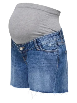 OLMGABI Mellemhøj talje Regular fit Denim-shorts Dame Shorts|Denimshorts