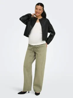 Best OLMGIANNA Mellemhøj talje Straight fit Jeans Dame Jeans