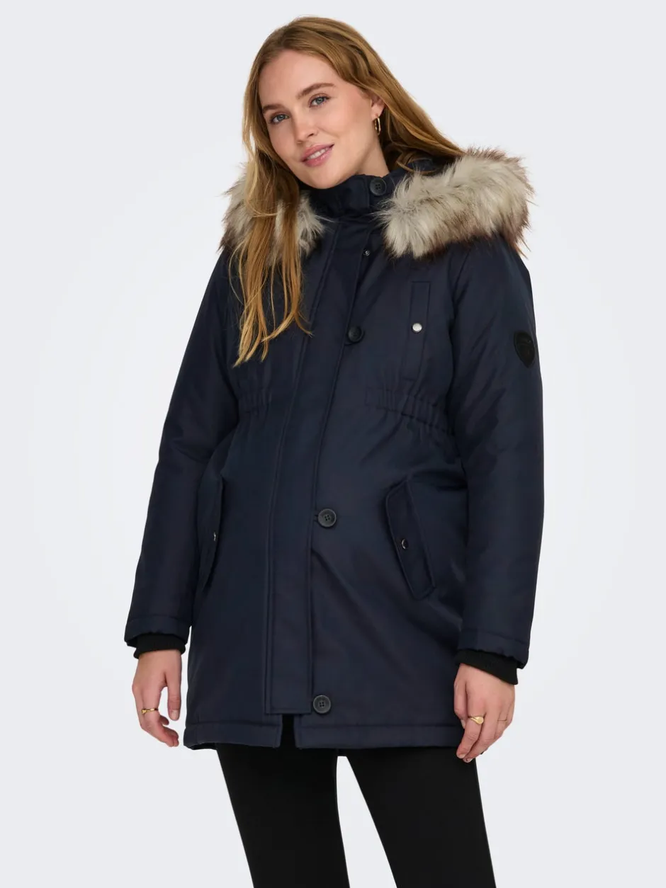 Clearance OLMIRIS Lang parka Dame Jakker Og Frakker