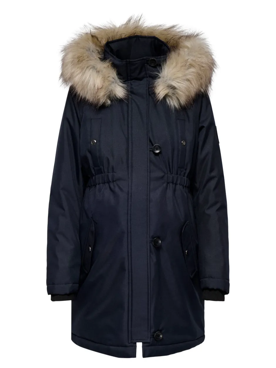 Clearance OLMIRIS Lang parka Dame Jakker Og Frakker
