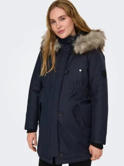 Clearance OLMIRIS Lang parka Dame Jakker Og Frakker