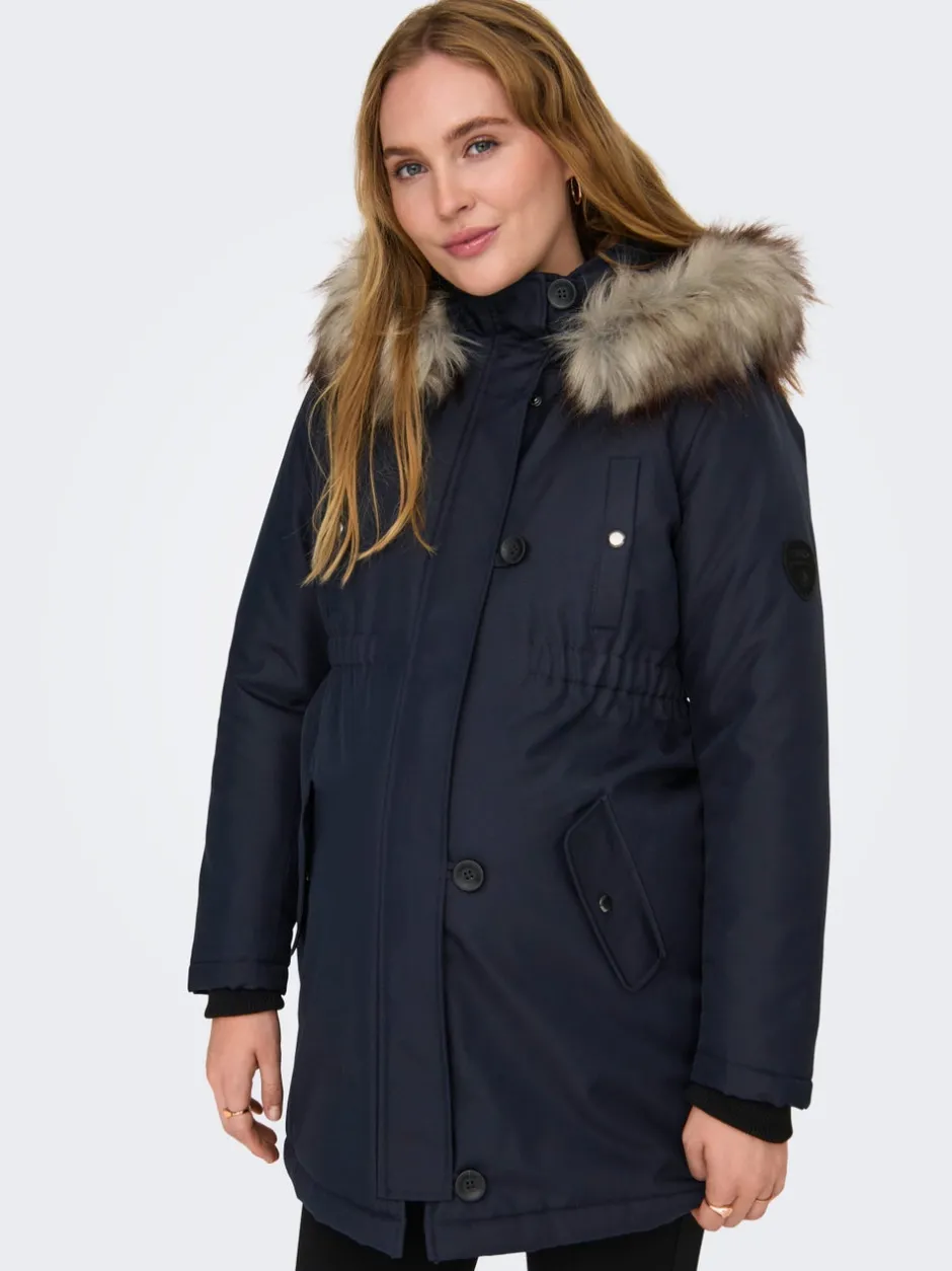 Clearance OLMIRIS Lang parka Dame Jakker Og Frakker