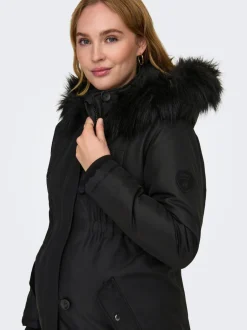 New OLMIRIS Lang parka Dame Jakker Og Frakker