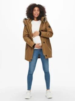 Sale OLMIRIS Lang parka Dame Jakker Og Frakker