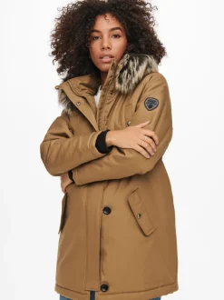 Sale OLMIRIS Lang parka Dame Jakker Og Frakker