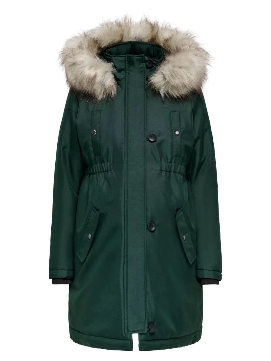 New OLMIRIS Lang parka Dame Jakker Og Frakker