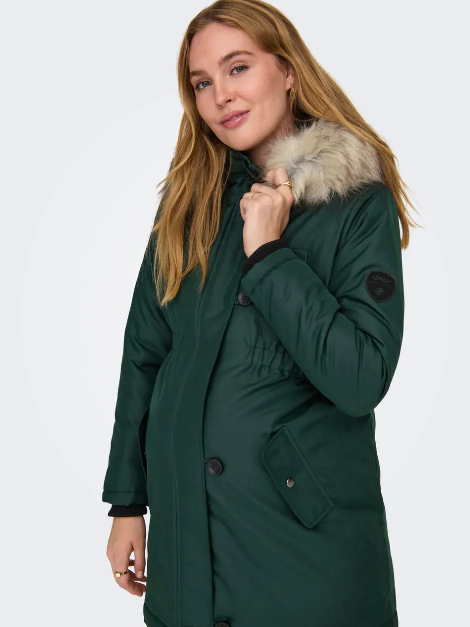 New OLMIRIS Lang parka Dame Jakker Og Frakker