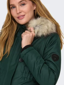 New OLMIRIS Lang parka Dame Jakker Og Frakker