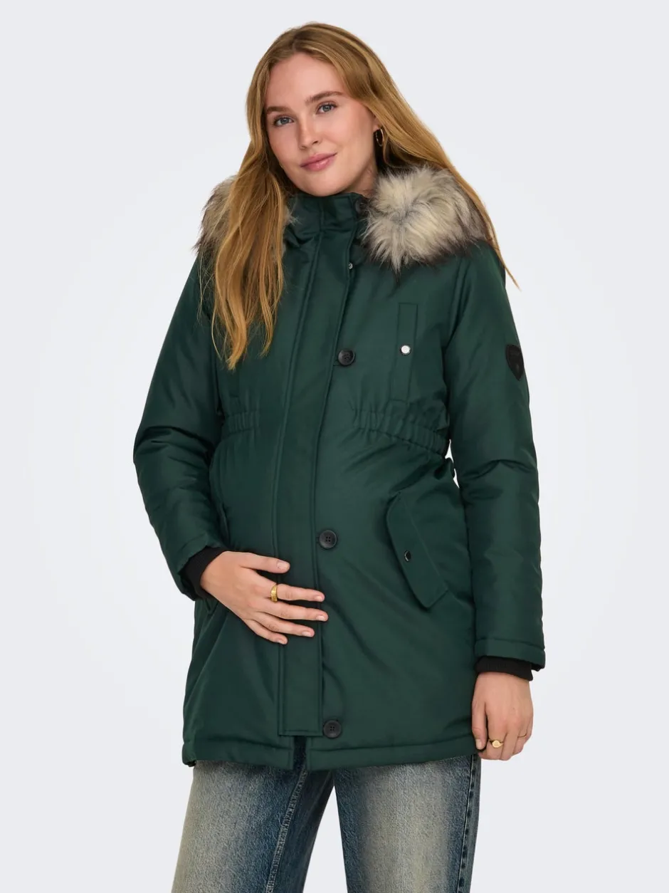 New OLMIRIS Lang parka Dame Jakker Og Frakker