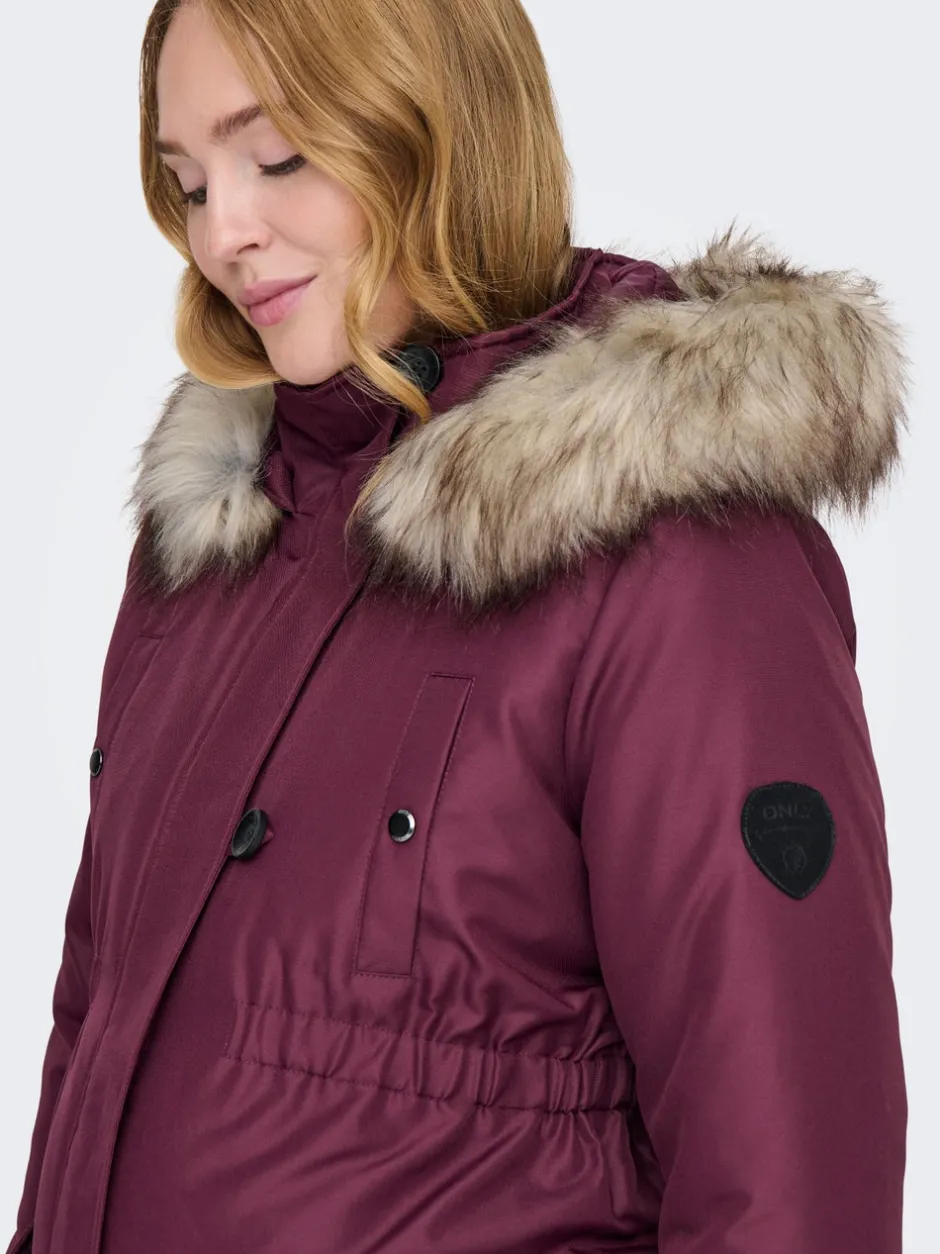 Discount OLMIRIS Lang parka Dame Jakker Og Frakker