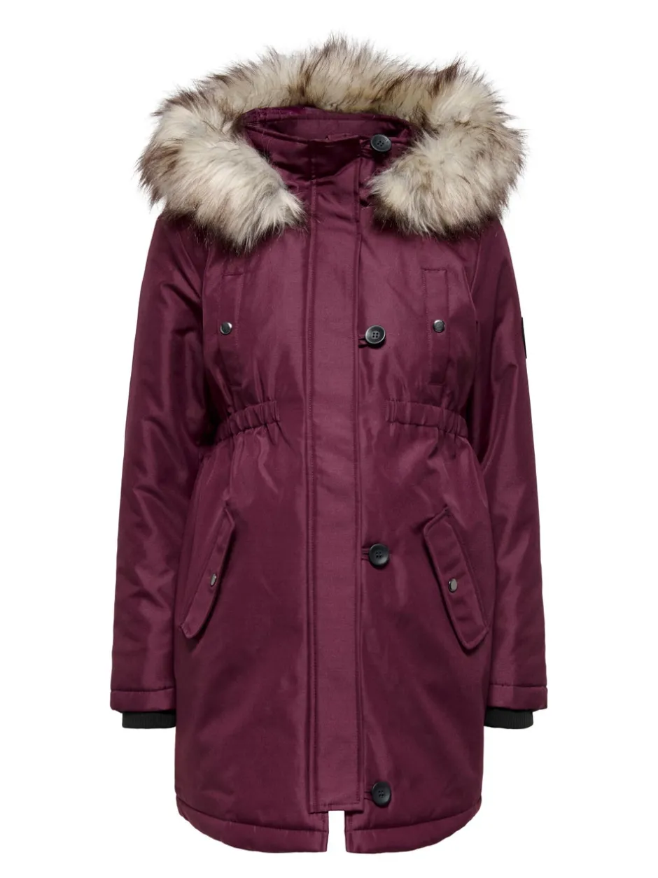 Discount OLMIRIS Lang parka Dame Jakker Og Frakker