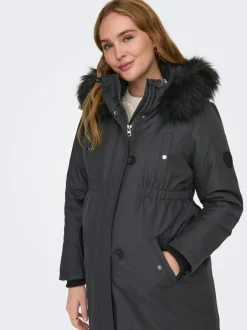 Outlet OLMIRIS Lang parka Dame Jakker Og Frakker