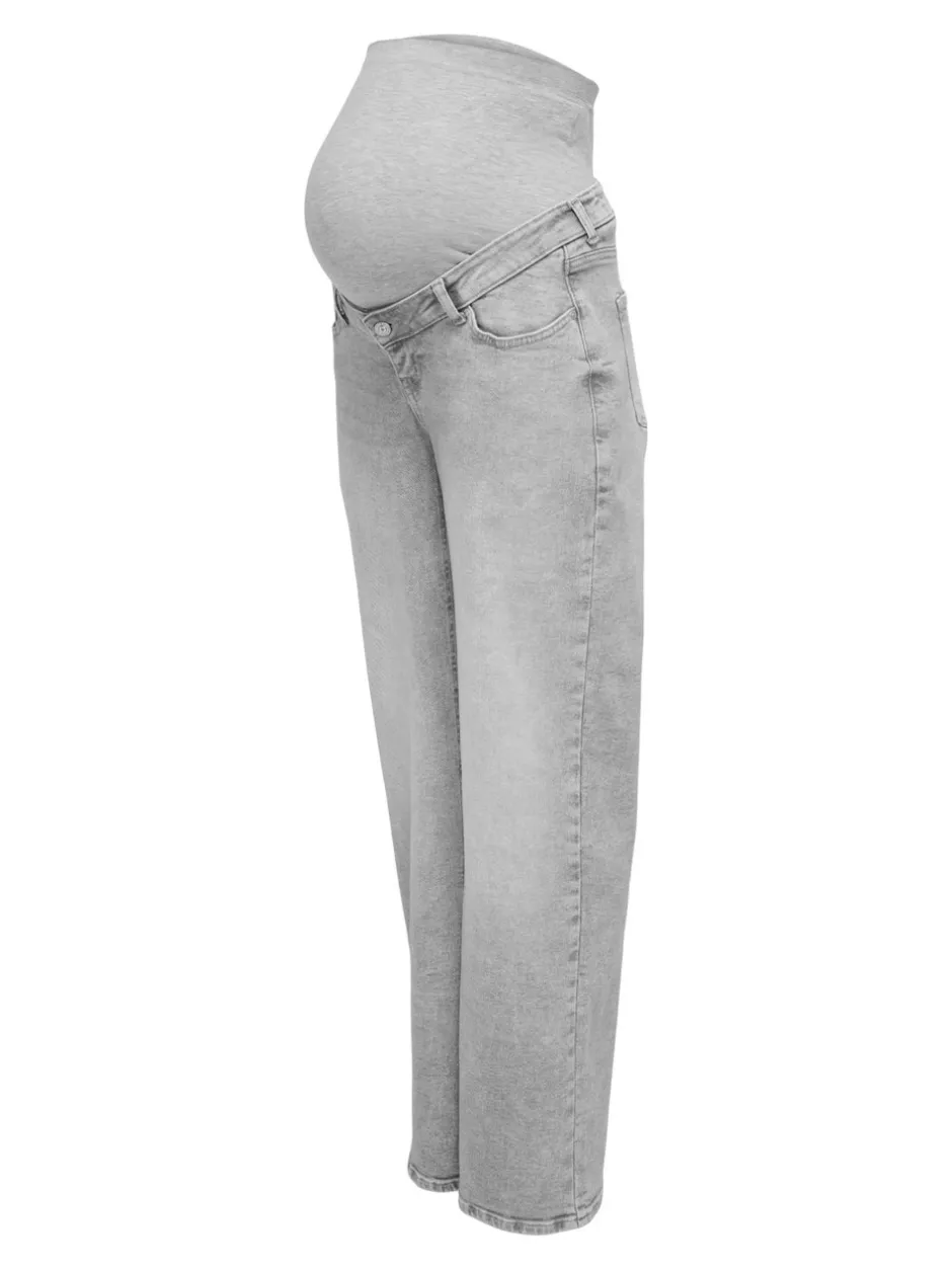 Outlet OLMJUICY Høj talje Wide leg fit Jeans Dame Jeans