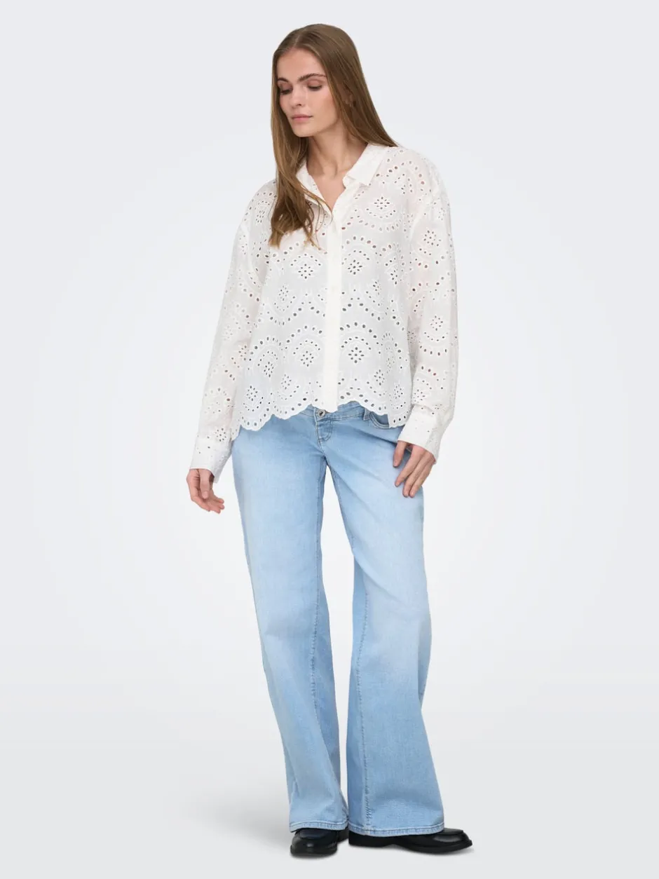 Sale OLMJUICY Wide leg fit Jeans Dame Jeans