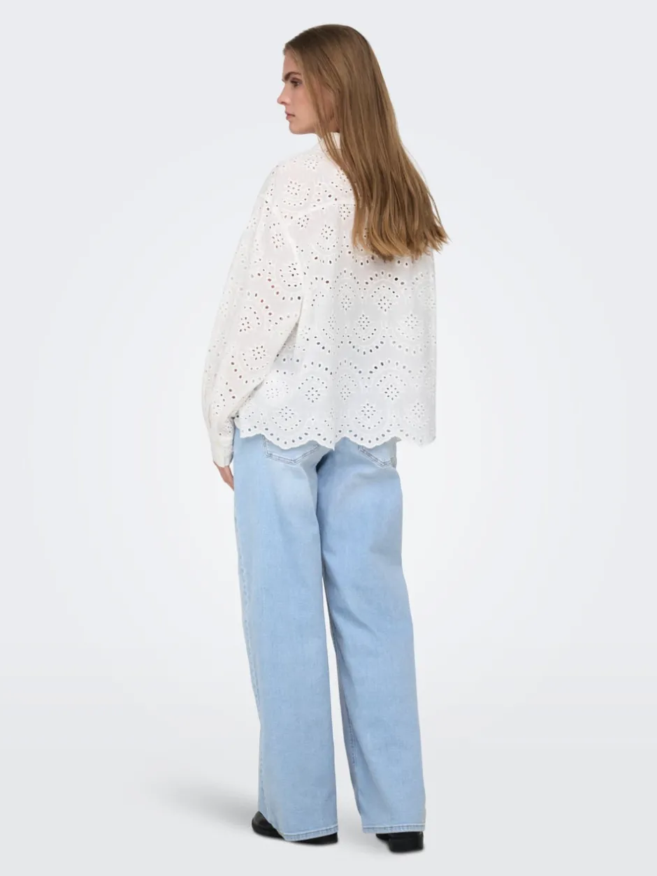 Sale OLMJUICY Wide leg fit Jeans Dame Jeans