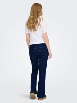 Discount OLMLANA Høj talje Retro flared fit Jeans Dame Jeans