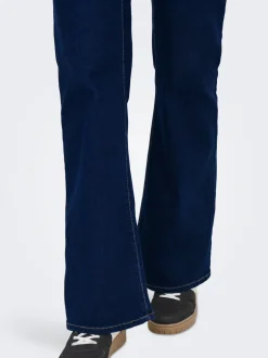 Discount OLMLANA Høj talje Retro flared fit Jeans Dame Jeans