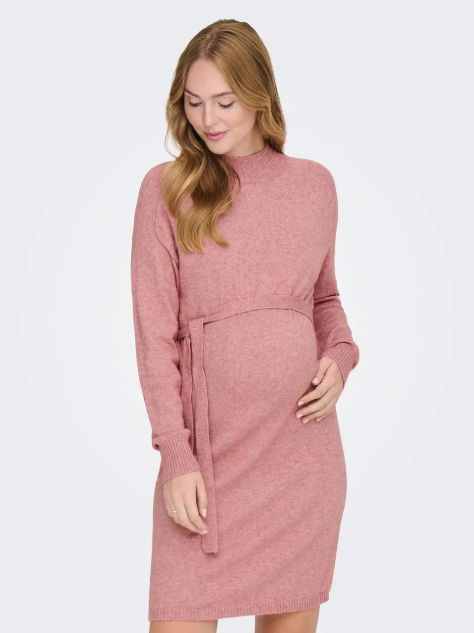 Best OLMLEVA Lang kjole Dame Strik & Cardigans