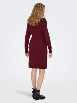 Discount OLMLEVA Lang kjole Dame Strik & Cardigans