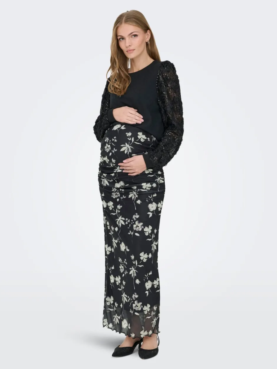 Hot OLMLOURA Nederdel i straight fit Midinederdel Dame Shorts & Nederdele
