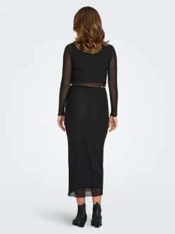 New OLMLOURA Nederdel i straight fit Midinederdel Dame Shorts & Nederdele